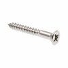 Prime-Line Wood Screws, Flat Head, Phillips Drive, #10 X 1-1/2 in, Grade 18-8 Stainless Steel, 15PK 9035719